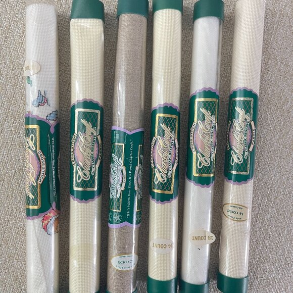 Charles Craft Other - Charles Craft Classic reserve fabric aida Set of 6 embroidery kits